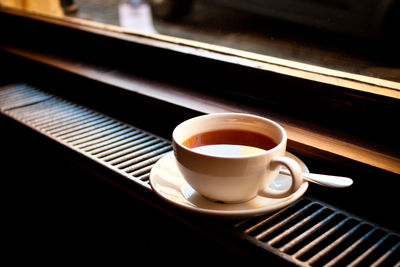 Close-up of drink on table