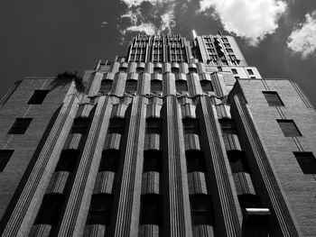 Low angle view of historical building