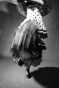 Full length of man dancing