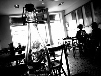 People sitting in restaurant