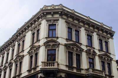 Low angle view of building against sky