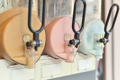 Close-up of machine part