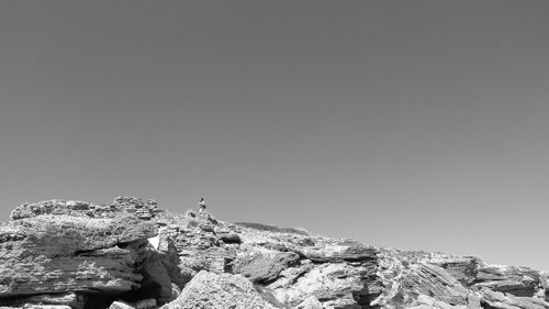 Rocks on rock formation