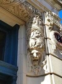 Low angle view of historical building