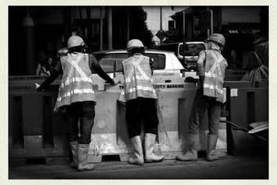 Full length of woman standing in city