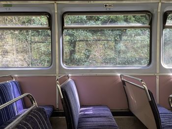 Interior of car