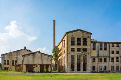 The old paper mill used to produce paper and banknotes during world war ii, 