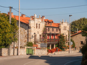 Buildings against sky in city