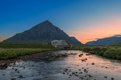 Sunset in scotland