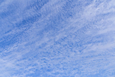 Low angle view of clouds in sky