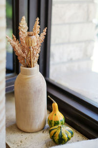 Close-up of potted plant on table