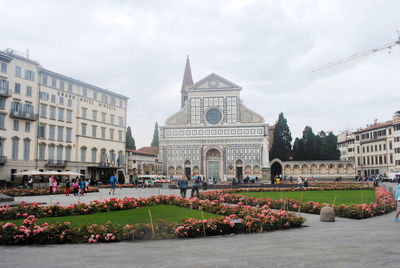 View of cathedral against cloudy sky