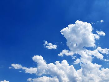 Low angle view of clouds in sky