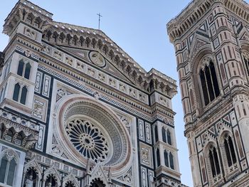 Low angle of santa maria del fiore cathedral, duomo of florence
