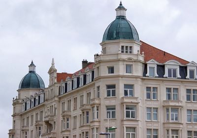 Low angle view of building against sky