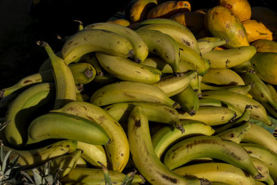 Close-up of fruits for sale at market stall