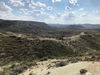 Scenic view of landscape against sky