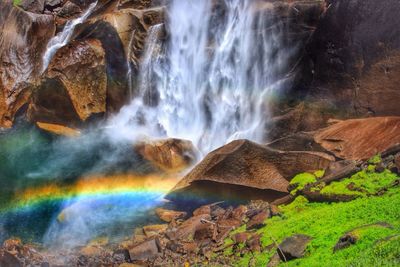 Waterfall in forest