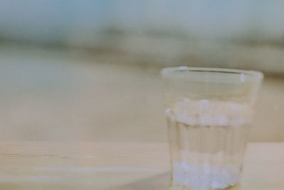 Close-up of glass of water