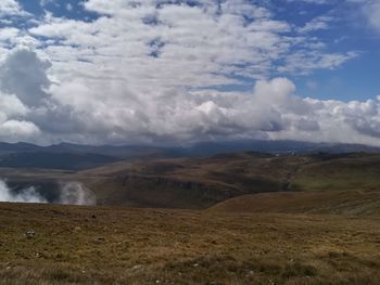 Scenic view of landscape against sky