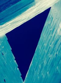 Close-up of tree against blue sky