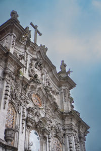 Low angle view of historical building