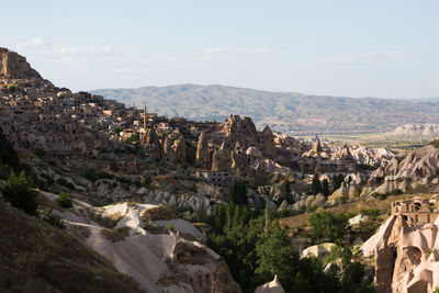 Panoramic view of city against sky