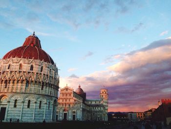 Panoramic view of city against sky