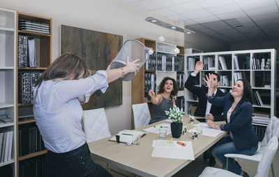 Woman working in office