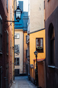 Street amidst buildings