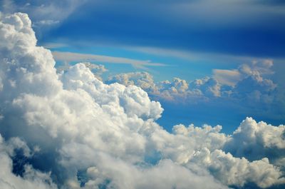 Low angle view of clouds in sky