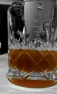 Close-up of drink on table