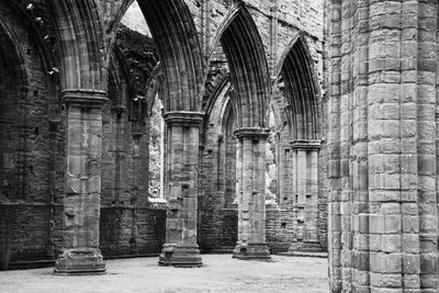 Arches in tintern abbey