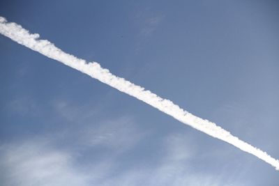 Low angle view of cloudy sky