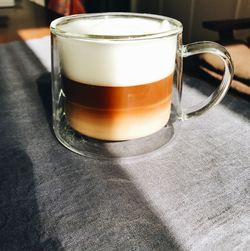 Close-up of drink on table