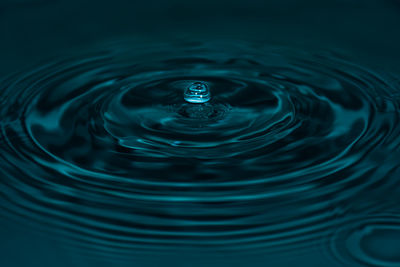 Full frame shot of rippled water in lake