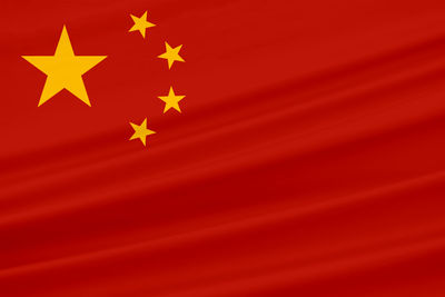 Full frame shot of chinese flag