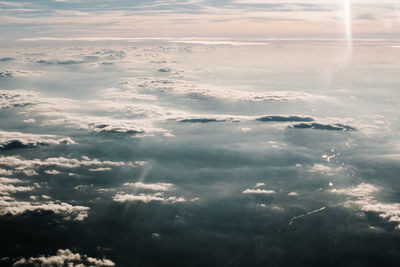 Aerial view of seascape