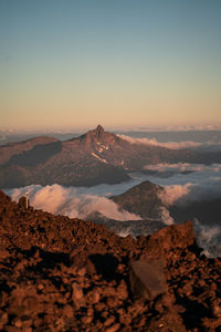 Volcan lanin - junin de los andes - argentina 