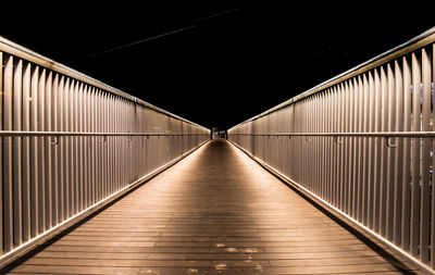 Empty footbridge