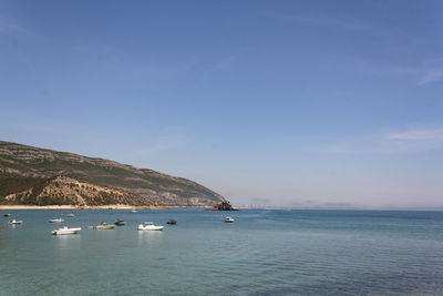 Coastal landscape of arrabida in portugal