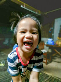 Portrait of smiling boy