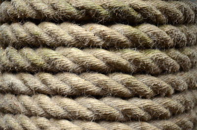 Full frame shot of ropes