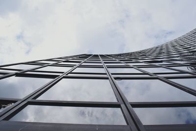 Low angle view of cloudy sky