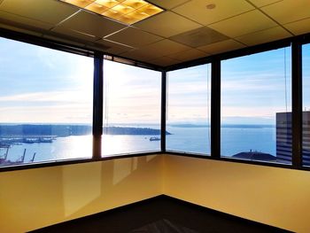 Captured. panoramic views of elliot bay from columbia center 43rd fl.