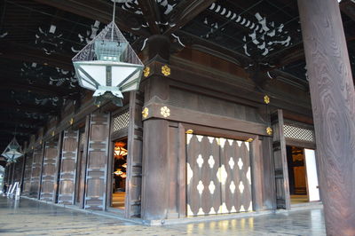 Illuminated city at night