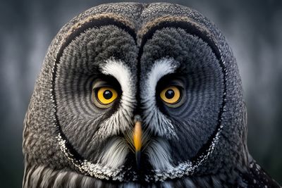 Close-up portrait of owl