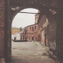 Interior of old building