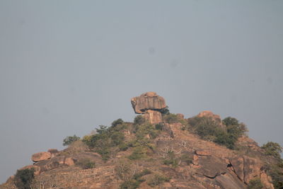 Low angle view of castle against sky