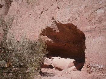 Rock formations in a desert